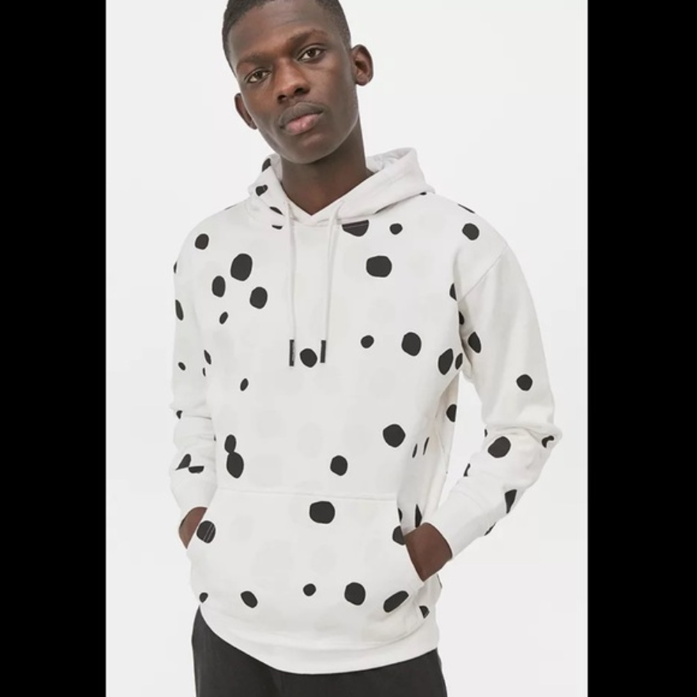🆕 NWT CTM Chinatown Market UV Dots Hoodie White Black - Picture 2 of 14